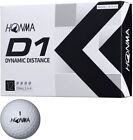 Honma Japan Golfball Bälle D1 Dynamic Distance 2022 weiß 1 Dutzend BT2201