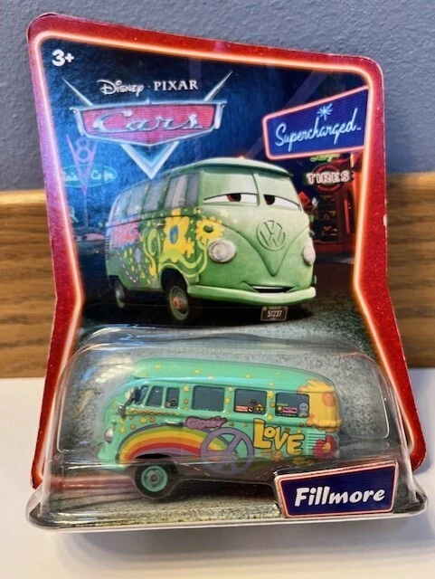 Coche de juguete Mattel FILLMORE supercargador Disney Pixar CARS nuevo en paquete original Foto 1 de 1