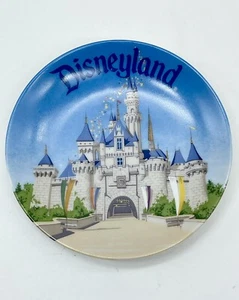 Vintage Disneyland Aschenputtel Schloss Mini Souvenir Teller 4" - Bild 1 von 9
