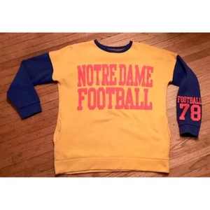 Vintage Sweatshirt Joe Montana Notre Dame University #78 Football Varsity Sweats - Bild 1 von 2