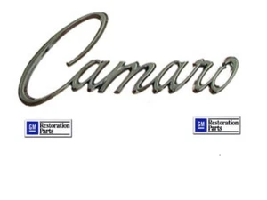 68 & 69 Camaro  Fender Emblem ** GM Restoration Parts** Chrome Die Cast - Picture 1 of 1