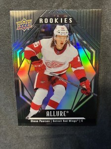 22-23 UD Allure Hockey Rookie Black Rainbow 147 Chase Pearson