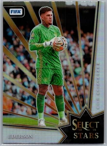2023-24 Panini Select FIFA #4 Ederson Select Stars Silver Prizm Manchester City - Imagen 1 de 2