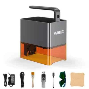 Hágalo usted mismo Mini máquina grabadora láser portátil de mano 600 mm/s máquina de marcado láser - Imagen 1 de 6