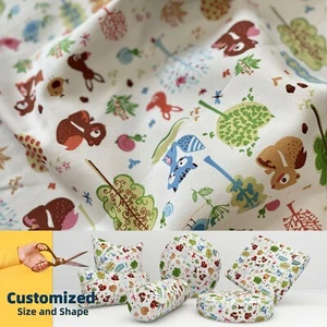 LL002 Kid Cartoon  Cotton Canvas Cushion Cover Bolster Pillow Case*TAILOR MADE* - Picture 1 of 39