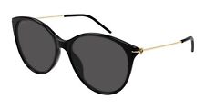 Gucci Women's GG1268S 001 Black Grey Sunglasses