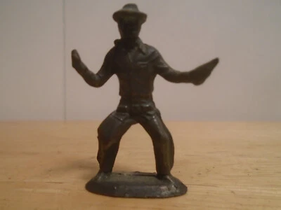 DIECAST METAL O SCALE COWBOY FIGURE 1.5" TALL - Image 1 of 2