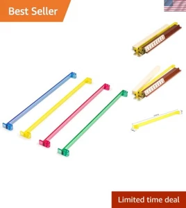 18-Inch Acrylic Mahjong Tile Pushers - Set of 4 Vibrant Colors for Easy Play - Picture 1 of 8