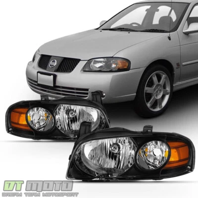 For 2004-2006 Nissan Sentra SE-R Style All Model Headlights Headlamps Left+Right - Image 1 of 4