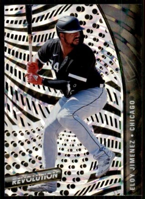 Eloy Jimenez 2021 Panini Chronicles Revolution FRACTAL #98 White Sox Parallel - Image 1 of 2