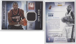 2013-14 Panini Elite Back to the Future Materials Greg Oden #3