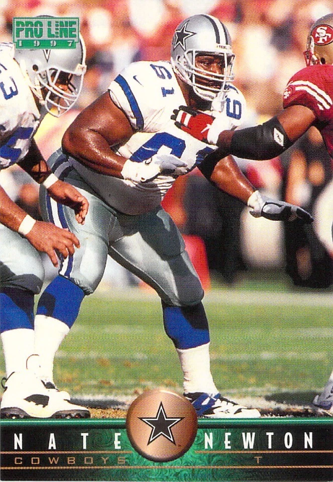 Nate Newton 1997 Score Board Pro Line Football Card #70 Dallas Cowboys NFL - Image 1 of 2