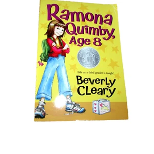 RAMONA QUIMBY AGE 8 - LIFE AS A THIRD GRADER IS TOUGH Beverly Cleary - Picture 1 of 2