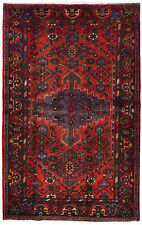 Vintage Red Tribal Home Studio Decor 4X7 Oriental Rug Hand-Knotted Wool Carpet