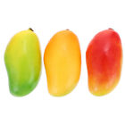  3 szt. Symulacja Mango Model Poly Dragon Owoce Rekwizyty fotograficzne