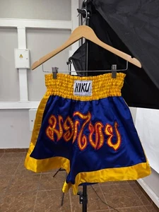 πΉπ Muay Thai Boxing Short Kickboxing Y2K Rare Retro Japanese size M Multicolor - Picture 1 of 7
