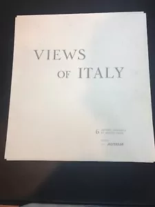 Vintage Views Of Italy.6 Artistic Drawings By Amleto Flore. Complete And Rare!!! - Picture 1 of 12