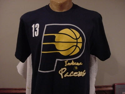 Sweet Indiana Pacers Paul George 男式 Lg 蓝色 Majestic T 恤 #1,全新&漂亮! — 第 1/2 张图片