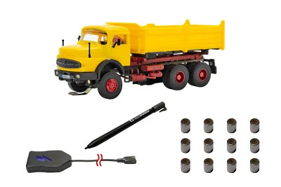 Viessmann 8003 Carmotion Basic Starter Set, MB Round Hood Tipper, New 2024 - Image 1 of 2