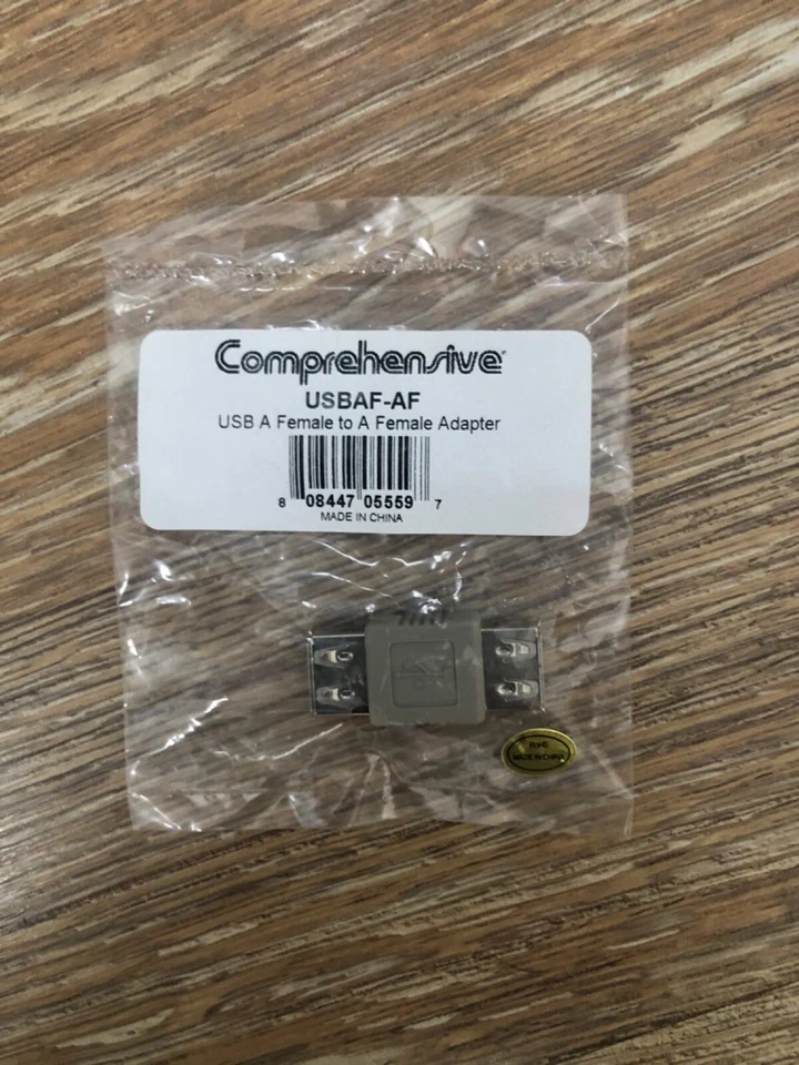 Comprehensive, USBAF-AF, USB Female A To Female A Adapter,,,,,,,,,,,,,,,,,,LSS-6 - Image 1 of 1