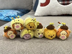 Disney Store Tsum 3.5" JAPÓN 2016 Honey Bee Tigger Piglett Pooh Rabbit vendedor de EE. UU. - Imagen 1 de 5
