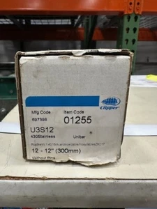 FLEXCO CLIPPER 01255 U3S12 UNIBAR 430 SS - Picture 1 of 3