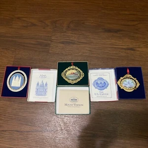 Catedral de San Pablo/Washington D.C. 1994 Mount Vernon Hallmark Ornaments 2001 - Imagen 1 de 13