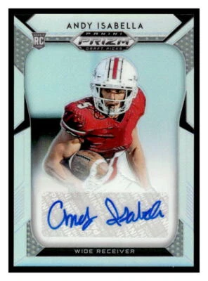 2019 Panini Prizm Draft Picks #280 Andy Isabella Draft Picks Prizms Silver Auto - Image 1 of 2