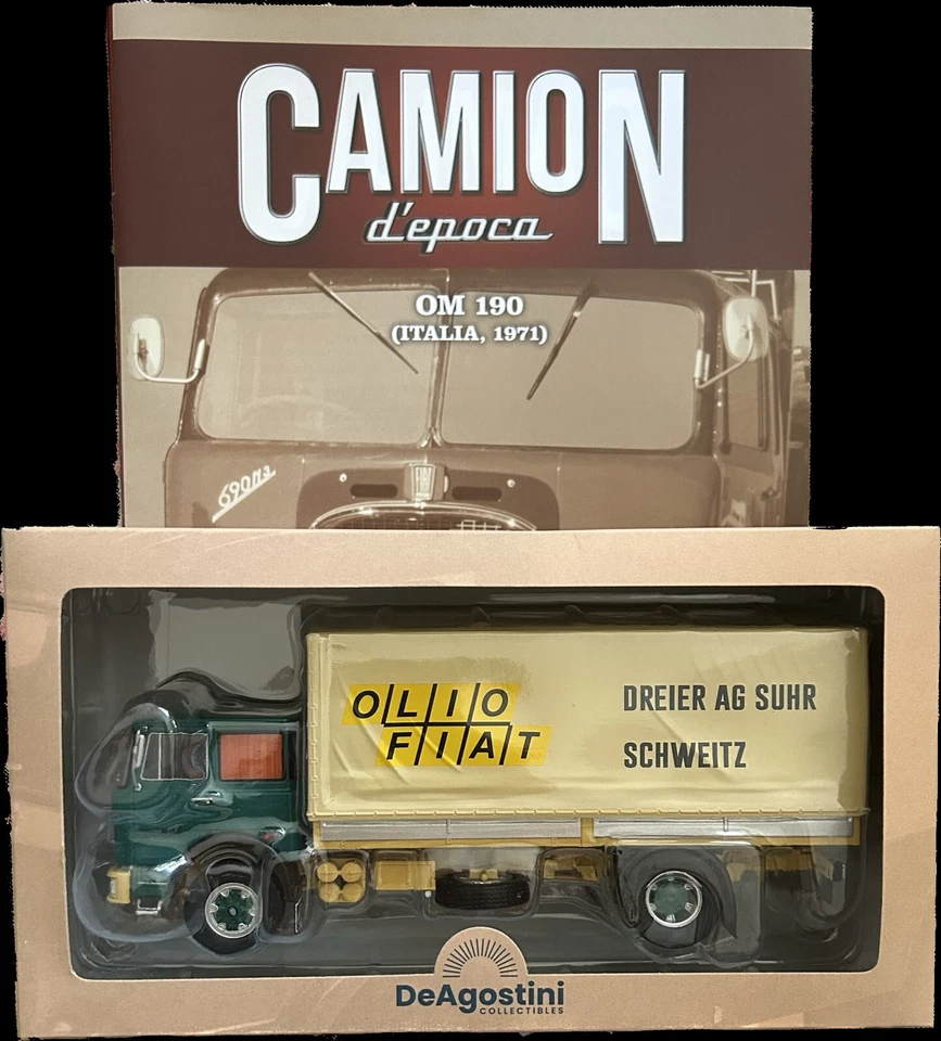 Camion d’epoca n. 19 - OM 190 H rialzata - Olio Fiat di Om, 2023, Deagostini - Immagine 1 di 1