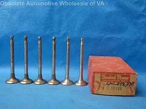 1939 - 1953 GMC Truck 248 270 Exhaust Valve Set 6 GM 2193764 Pickup USA Stellite - Picture 1 of 3