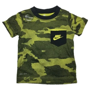 Nike Dri Fit Boys Short Sleeve Athletic Shirt Youth Size 2T Electrolime NEW - Picture 1 of 7