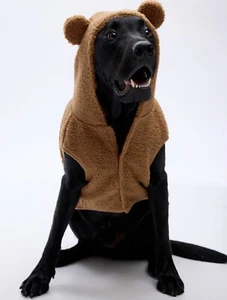 NWT GAP Pet Soft Knit Hooded Bear Costume Brannan Brown XS (8-25 lb) Dog Cat - Picture 1 of 4
