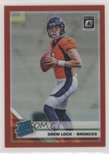 2019 Panini Donruss Optic Rated Rookie Red Prizm /99 Drew Lock #153 Rookie RC