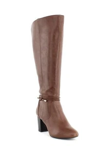 Botas para mujer Alfani Giliann coñac talla 6 M - Imagen 1 de 8