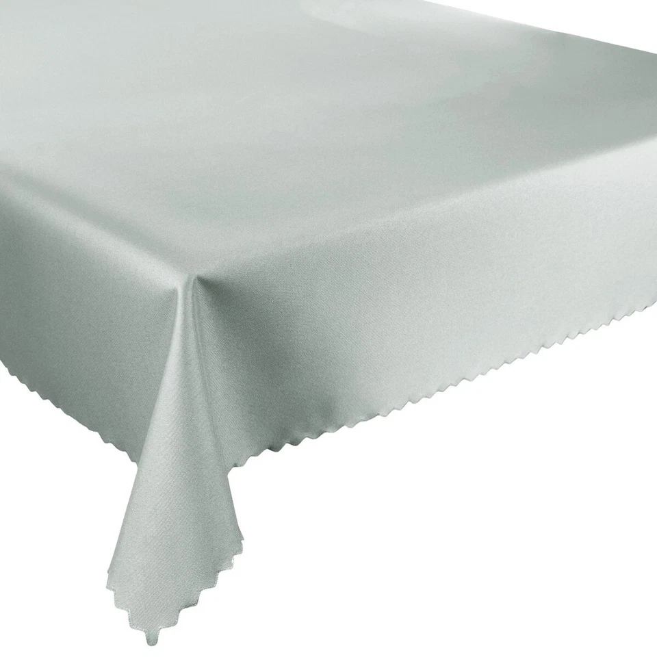 Wasserdichte Gartentischdecke Wasserabweisend Tischdecke Grün Weiß Grau Rot Blau - Bild 1 von 1