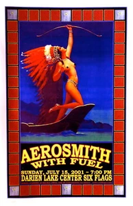 Aerosmith Konzert Poster 2001 New York - Bild 1 von 2