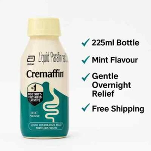 Cremaffin Constipation Relief Liquid 225ml | Mint Flavor | Gentle Laxative |2026 - Picture 1 of 4