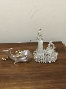 Set of Five Nautical Glass Ornaments - Picture 1 of 7