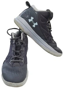 Under Armour Jet Mid Womens Gray 1269301-040 Lace Up Basketball Shoes Size 9.5 - Picture 1 of 10