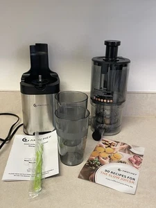 AMZCHEF Cold Press Juicer, Juicer Machines 5.2" Large Feed Chute Silver OPEN BOX - Picture 1 of 8