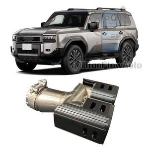 Fits Land Cruiser Prado LC250 2024-2026 Titanium Black muffler exhaust Tail Pipe - Picture 1 of 7