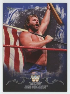 2016 Topps WWE Undisputed Blue Hacksaw Jim Duggan 16/25 #59 A1 - Imagen 1 de 2