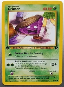 Pokémon Grimer 57/82 1st Edition LP +Mystery Bonus Card ~FAST SHIPPING!!! - Picture 1 of 2