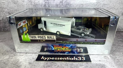 Back to The Future Hot Wheels Set SDCC Mattel Creations 40th Anv New. In Hand - Image 1 of 4