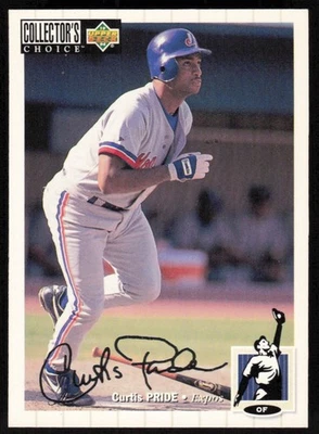 1994 Collector's Choice Silver Signature #233 Curtis Pride - Image 1 of 2