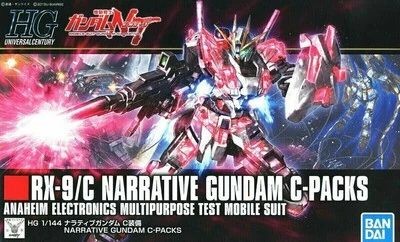 Bandai Gunpla High Grade HGUC 1/144 Gundam Narrative C Pack - Immagine 1 di 4