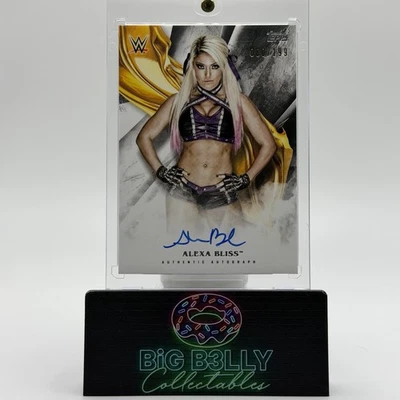 2019 Topps WWE Undisputed Alexa Bliss On Card Auto /199 #A-AB - Image 1 of 3