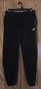 Nike Sportswear Essential Fleece Pant Womens Medium Joggers BV4095-010 Black - Picture 1 of 8