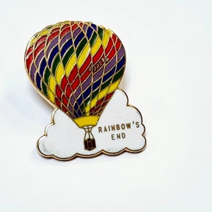Multicolor Hot Air Balloon Pin - Picture 1 of 3