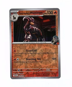 Team Rocket's Houndoom 038/182 Sv10: Destined Rivals Reverse Holo - Picture 1 of 2